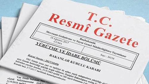 Resmi Gazete'de bugün (30 Temmuz 2021)