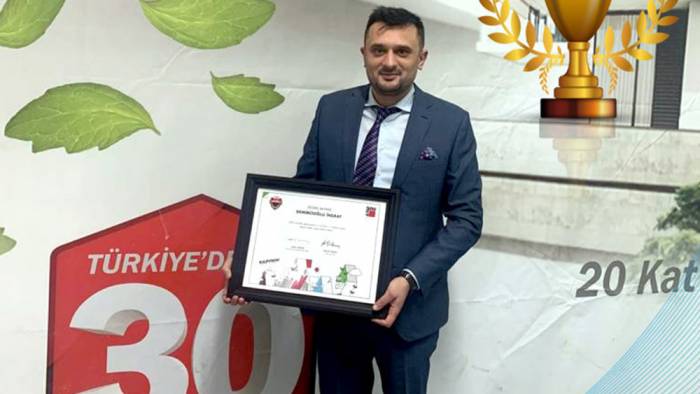 Demircioğlu A.Ş. Türkiye’de en çok satış yapan ilk 11 listesinde yer aldı