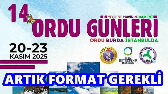 14. Ordu Günleri İstanbul'da Düzenlenecek