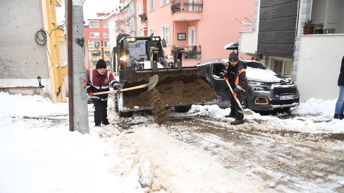 Altınordu'da ana yollar açıldı, sırada ara yollar var