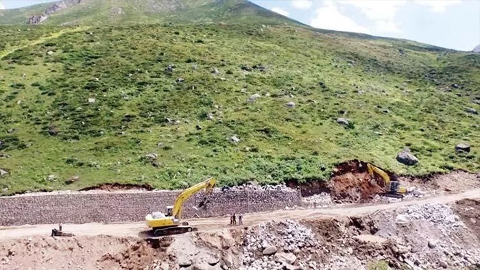 ‘Yeşil Yol’da çalışma başladı