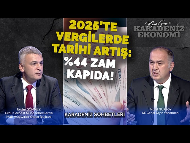 2025’te Vergilerde Tarihi Artış: %44 Zam Kapıda!