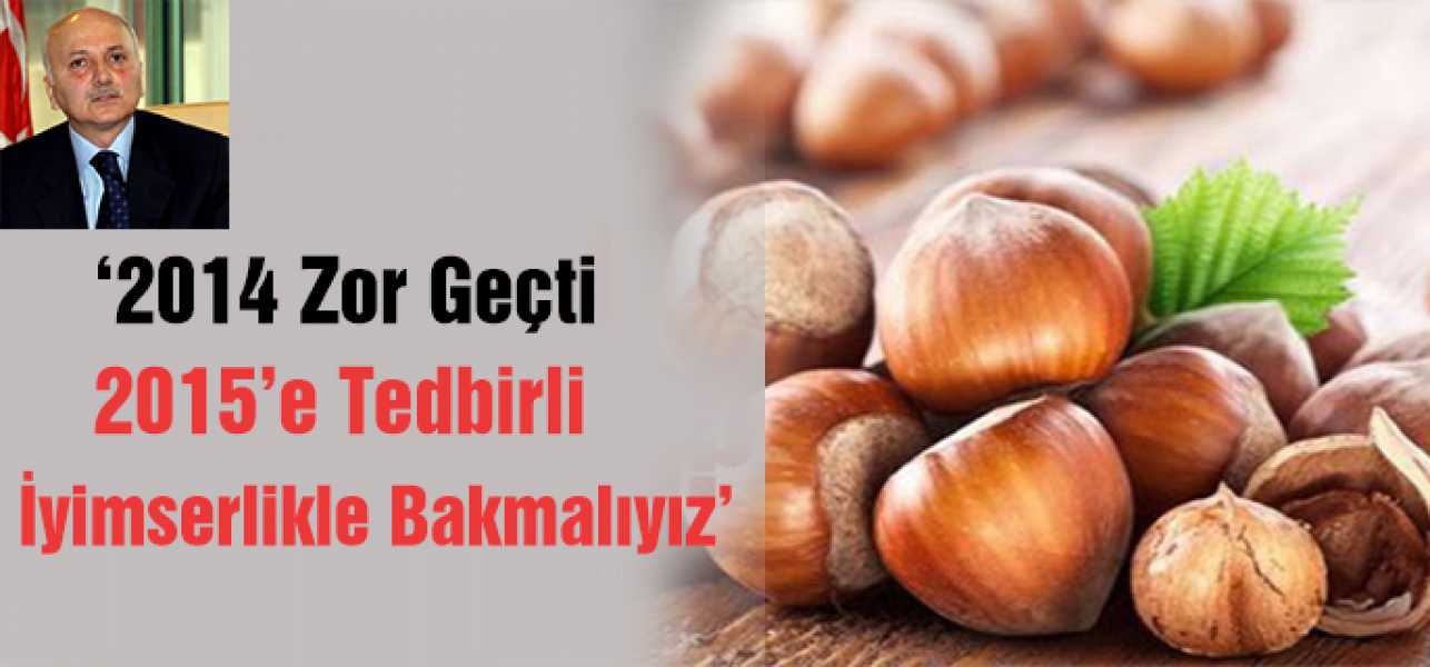 Gürsoy;''2014 Zor Geçti 2015'e Tedbirli İyimserlikle Bakmalıyız''