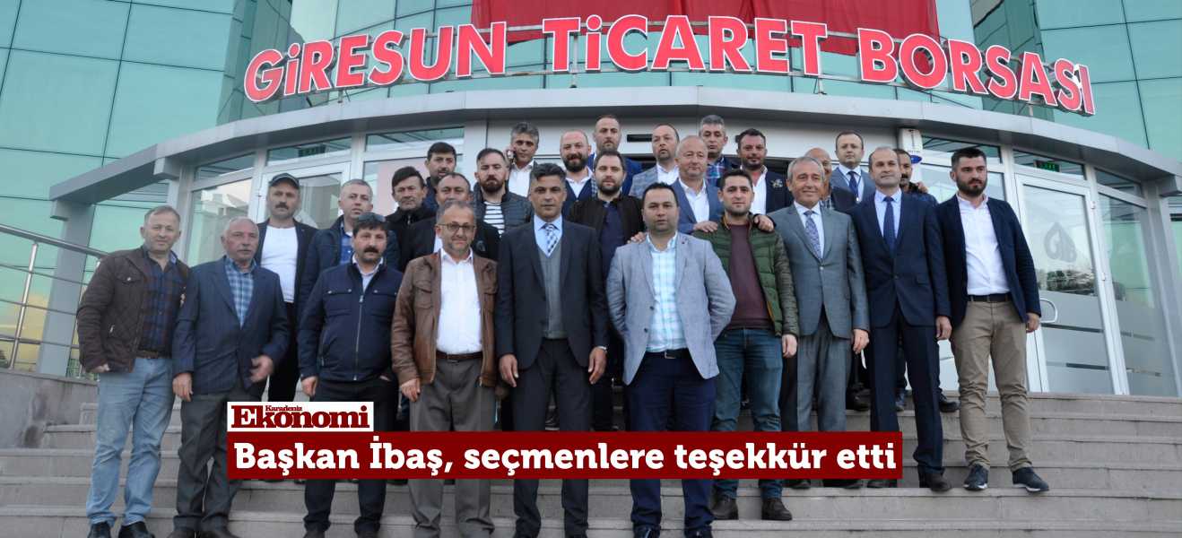 Başkan İbaş'tan teşekkür mesajı