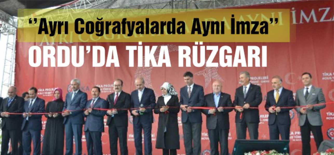 Ordu'da TİKA Rüzgarı