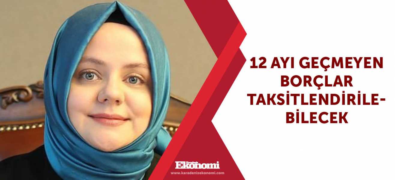 12 ayı geçmeyen borçlar taksitlendirilebilecek