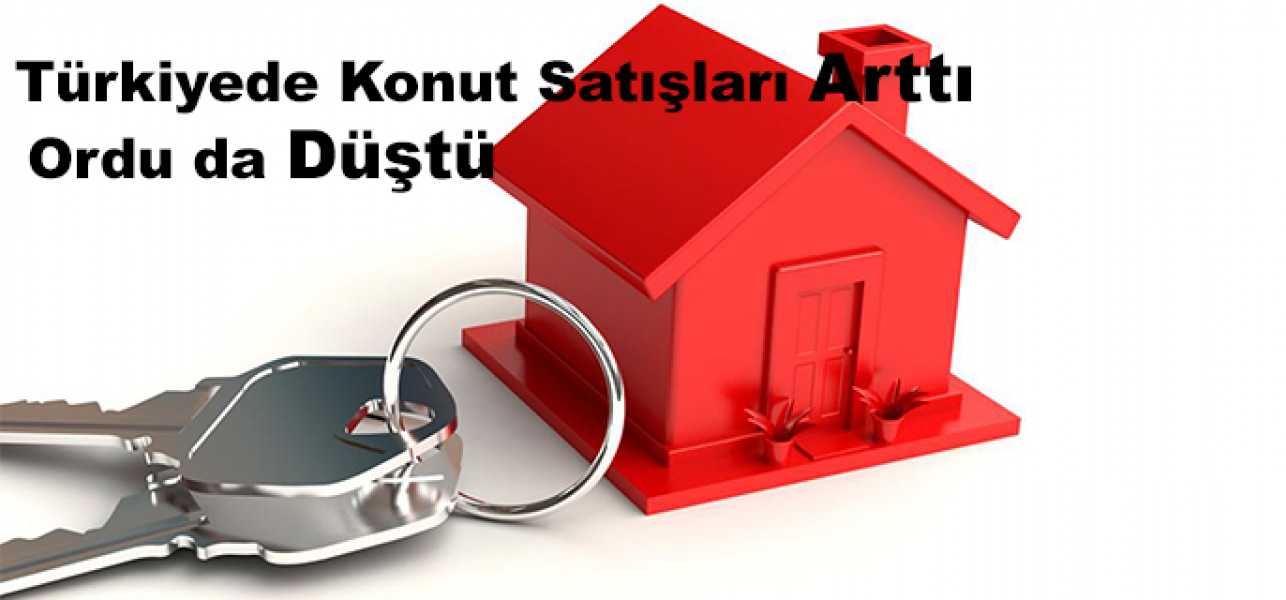 Türkiye de Konut Satışları Artarken Ordu da Düştü