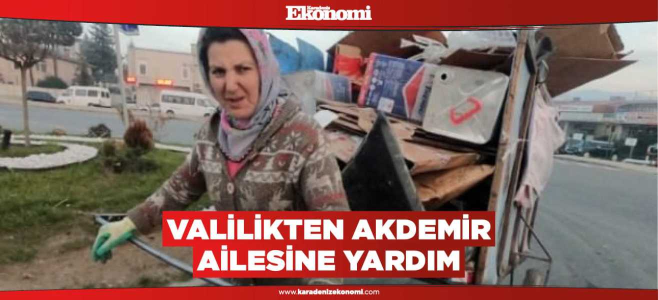 Valilikten Akdemir ailesine yardım