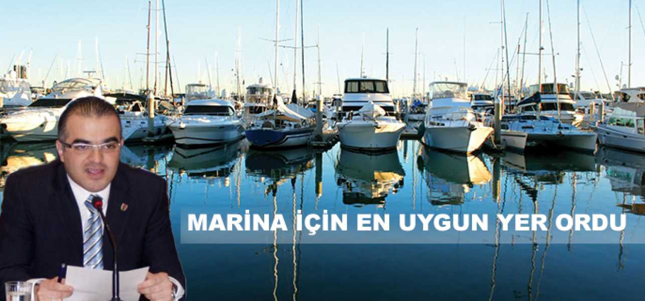 Marina için en uygun yer Ordu