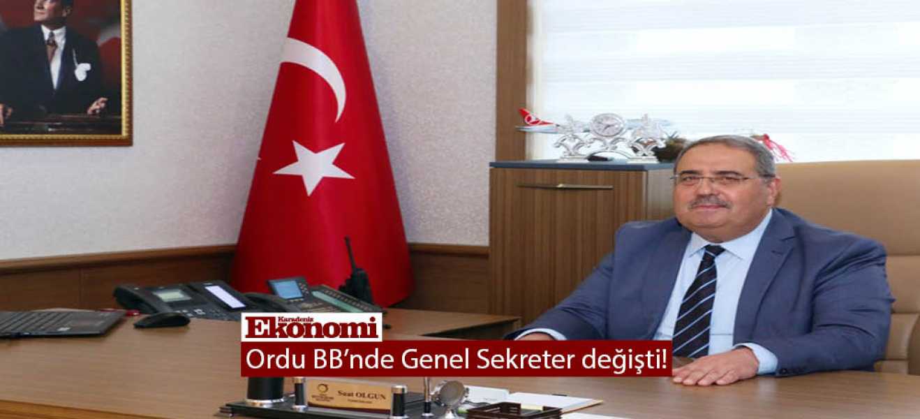 Ordu BB'nde Genel Sekreter değişti!