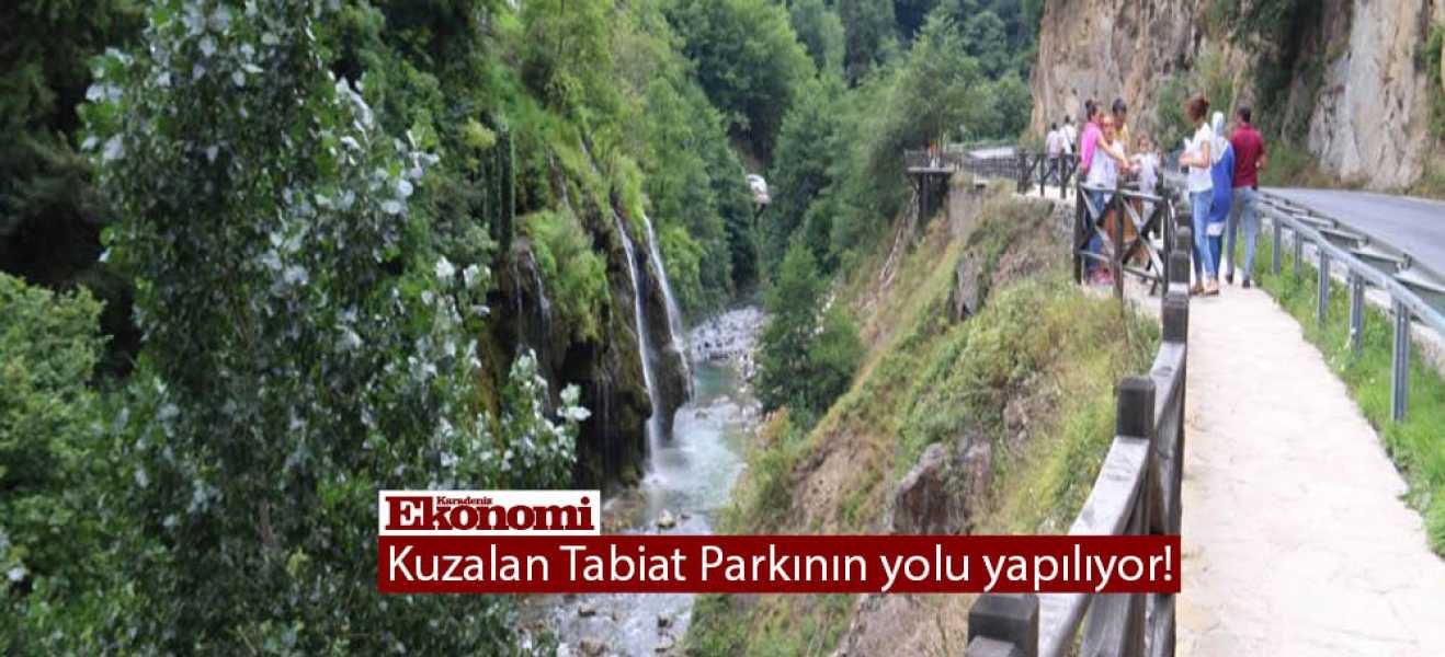 Kuzalan Tabiat Parkının yolu yapılıyor!