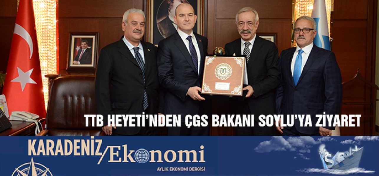 TTB Heyetinden ÇSG Bakanı Soyluya ziyaret..