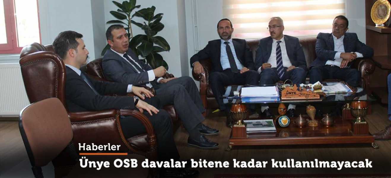 Ünye OSB davalar bitene kadar kullanılamayacak