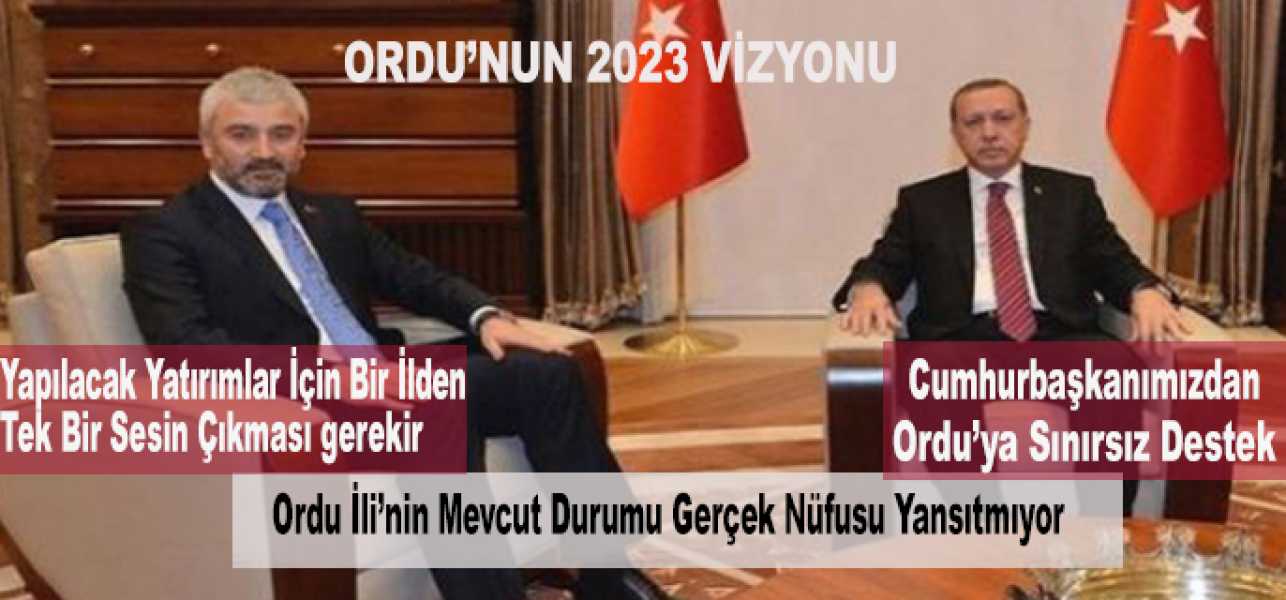 ​Cumhurbaşkanımızdan Ordu'ya Sınırsız Destek..