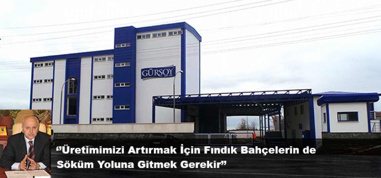 Üretimi Artırmak İçin Fındık Bahçelerinde Söküm Yoluna Gitmek Gerekir